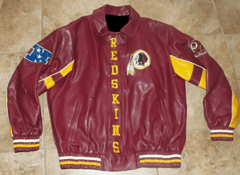 NFL Washington Redskins Genuine Suede Leather Jacket 