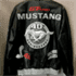 Ford Mustang 40th Anniversary Black Leather Jacket