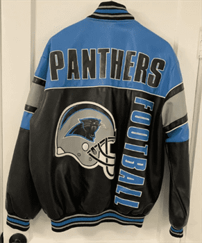 Vtg 90s CAROLINA PANTHERS NFL Back Patch Logo 7 Hooded Nylon Jacket L – XL3  VINTAGE CLOTHING