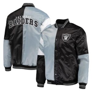 Las Vegas Raiders Black and Silver Jacket