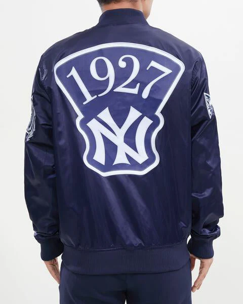 New York Yankees Murderers Row Big Logo Satin Jacket