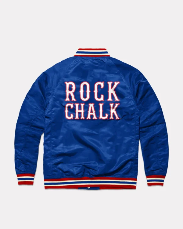 Kansas Rock Chalk Varsity Jacket