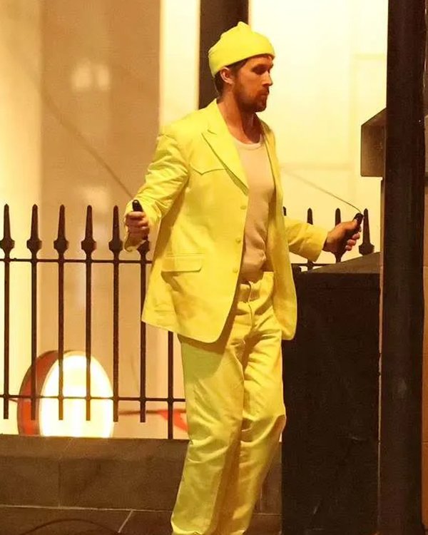 The Fall Guy 2024 Ryan Gosling Yellow Suit | Filmleatherjacket